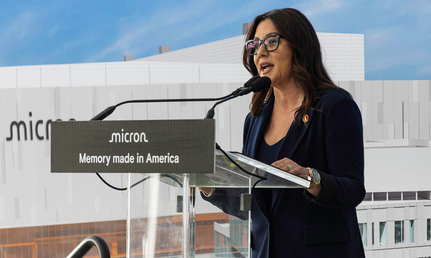 2026 Micron New York groundbreaking ceremony