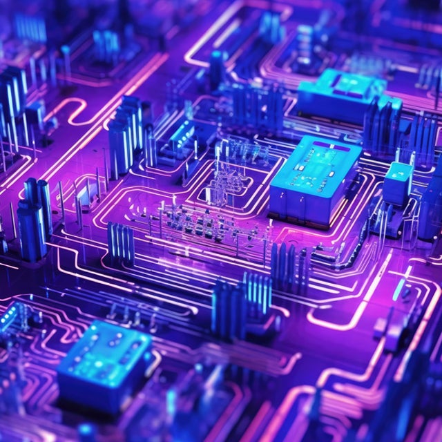 Autobahnbeleuchtung bei Nacht 