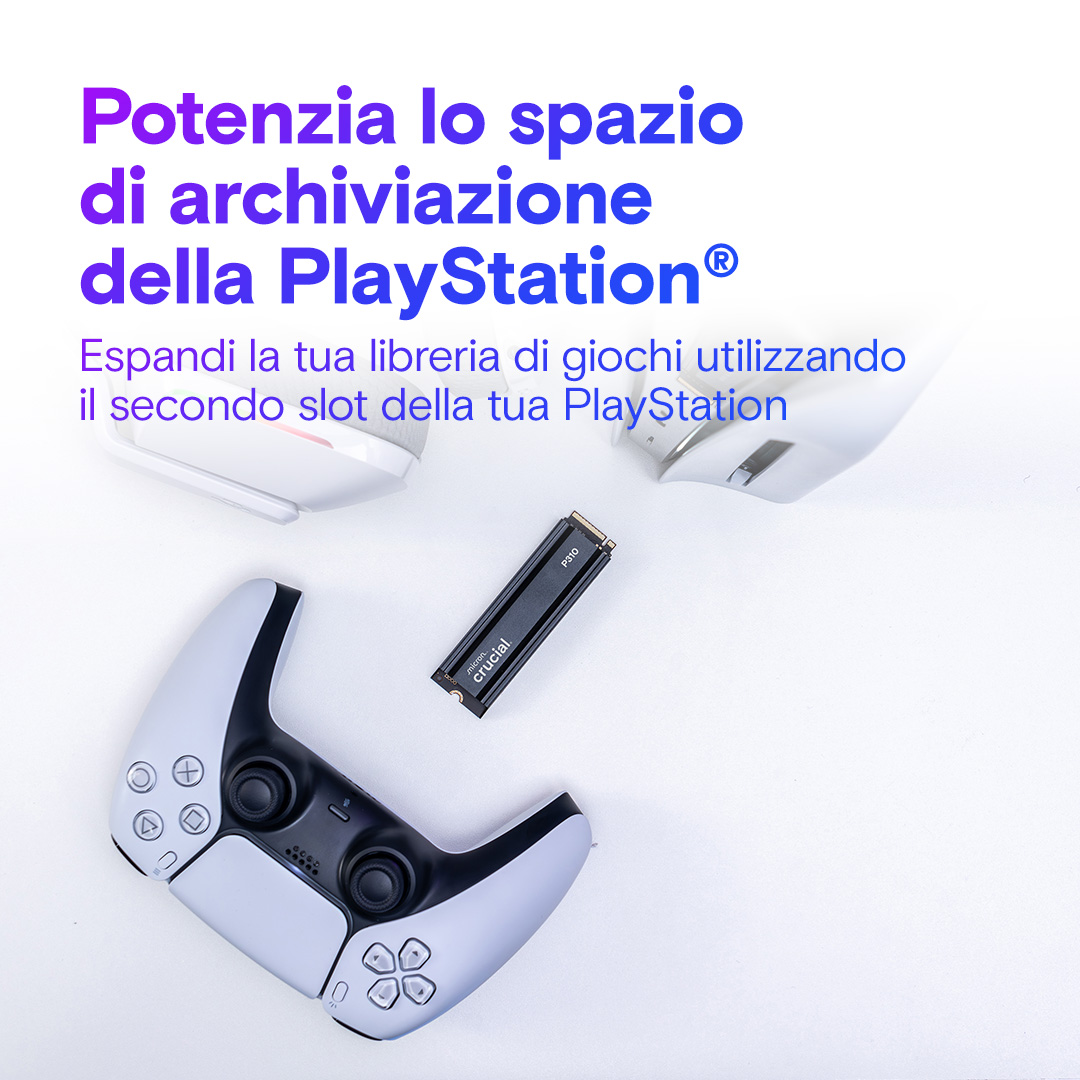 Crucial P310 4TB PCIe Gen4 NVMe 2280 M.2 SSD with heatsink