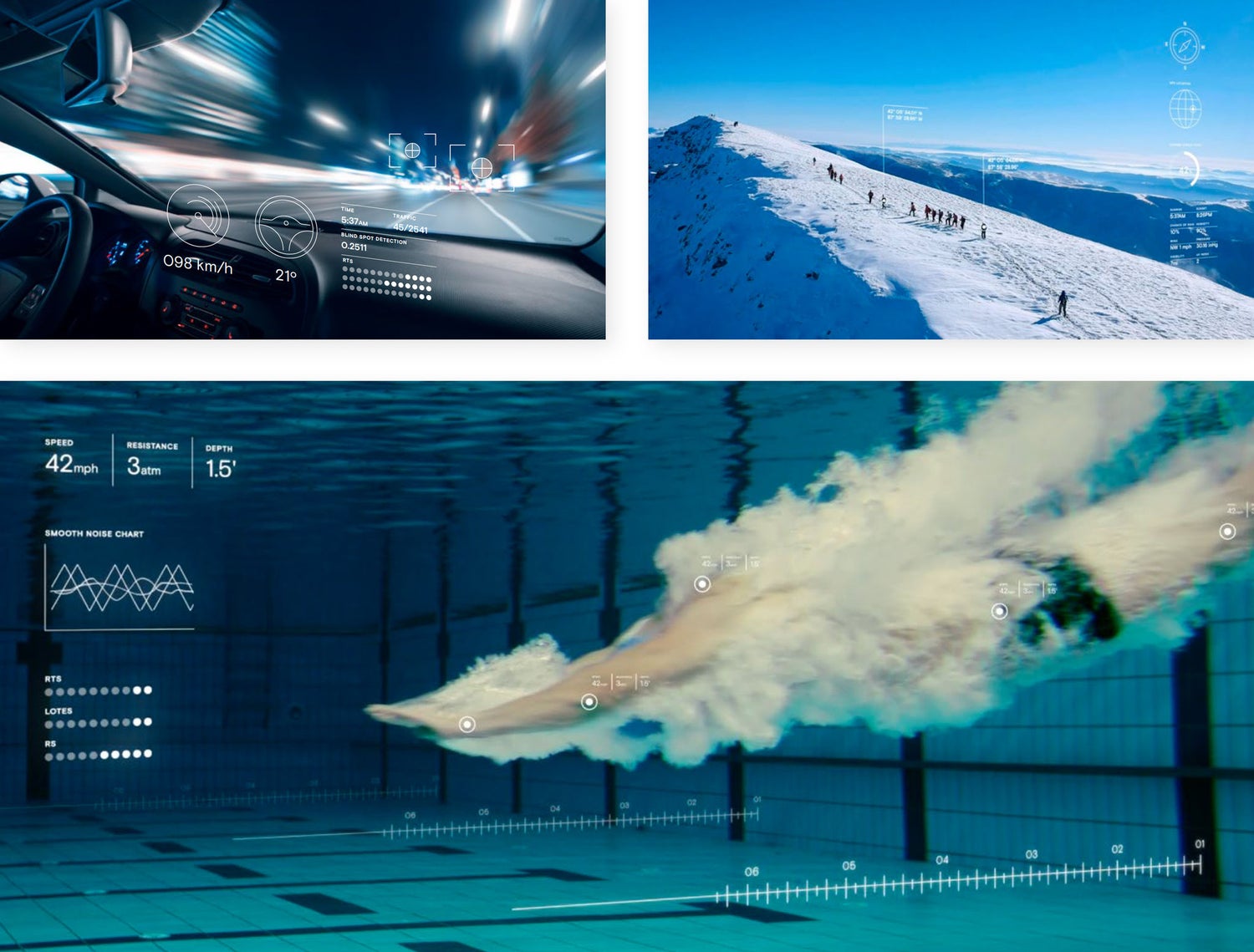 Data overlay data points examples