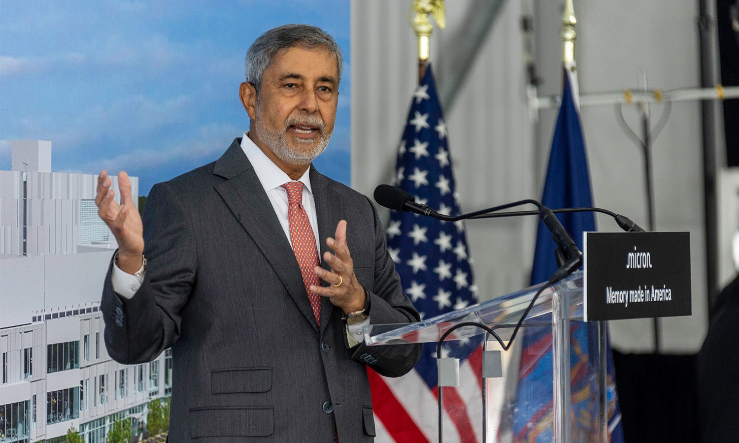 2026 Micron New York groundbreaking ceremony