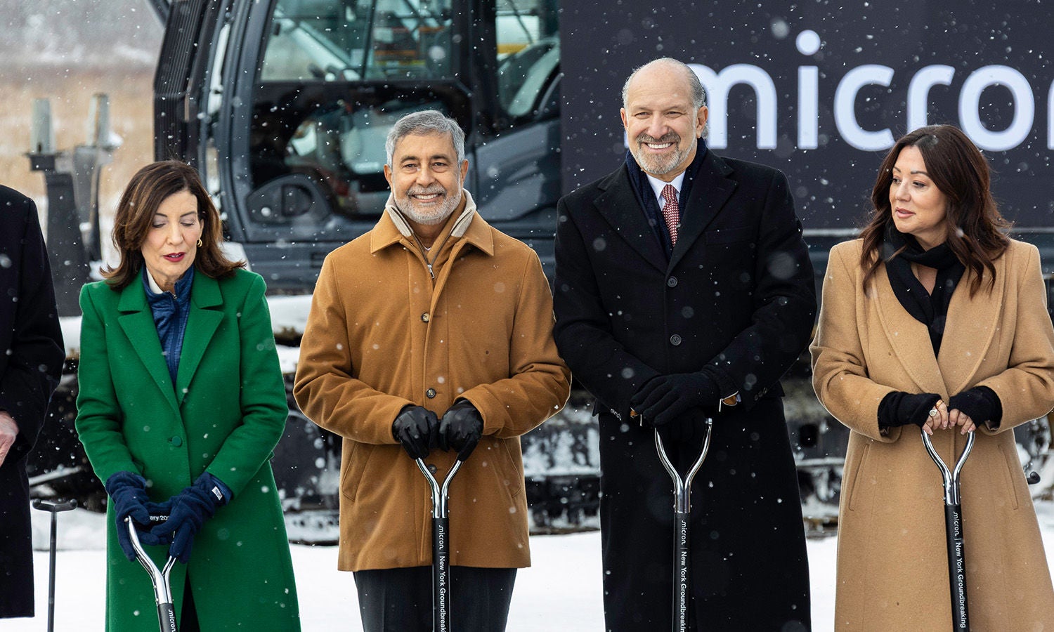 2026 Micron New York groundbreaking ceremony