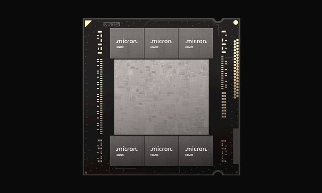 美光 HBM2E 晶片