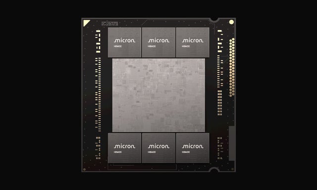 HBM2e 記憶體模組的圖片