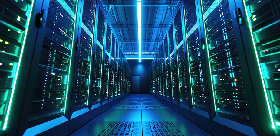 Data center in green ground