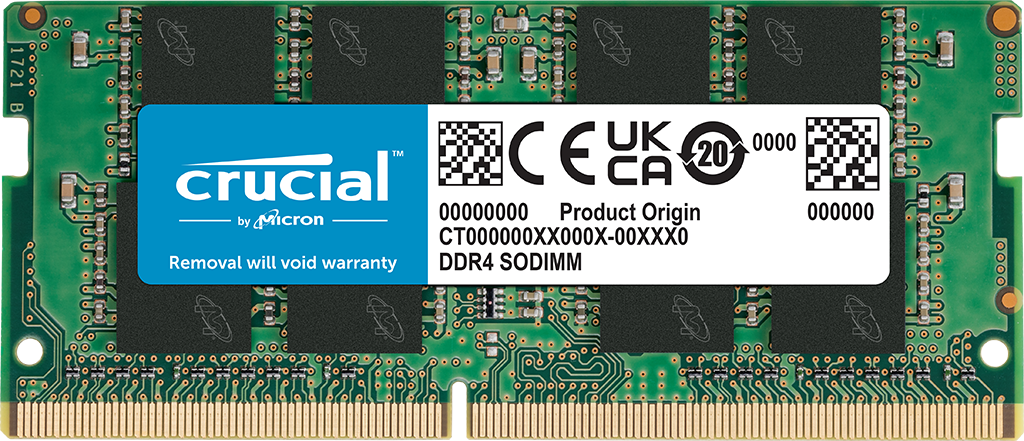 Crucial 8GB DDR4-3200 SODIMM- view 1