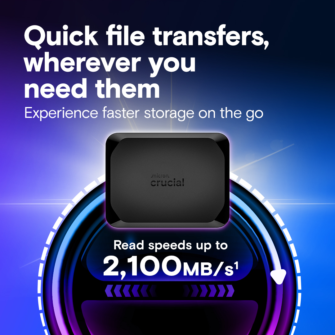 Crucial X10 4TB Portable SSD- view 3