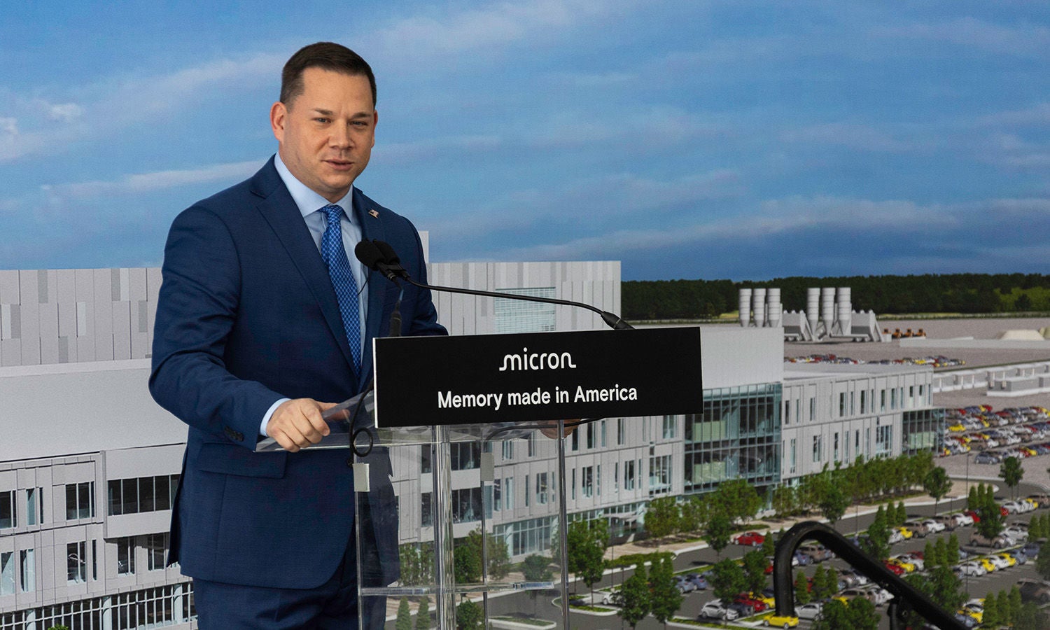 2026 Micron New York groundbreaking ceremony