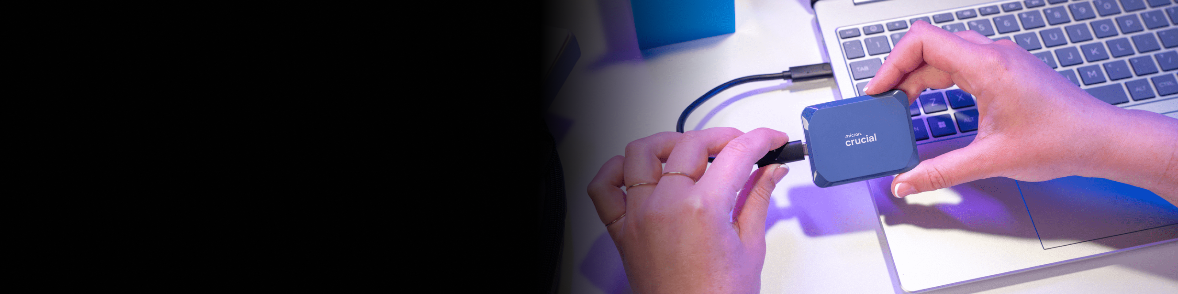 Página web de lanzamiento del producto Crucial pdp x10