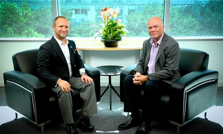 video Alistair Symon of IBM and Jeremy Werner of Micron sitting together
