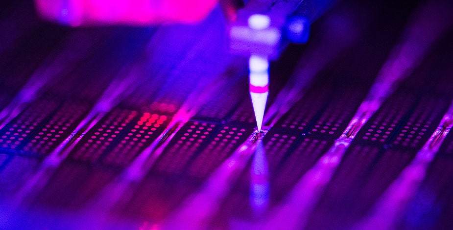 Chip manufacturing closeup