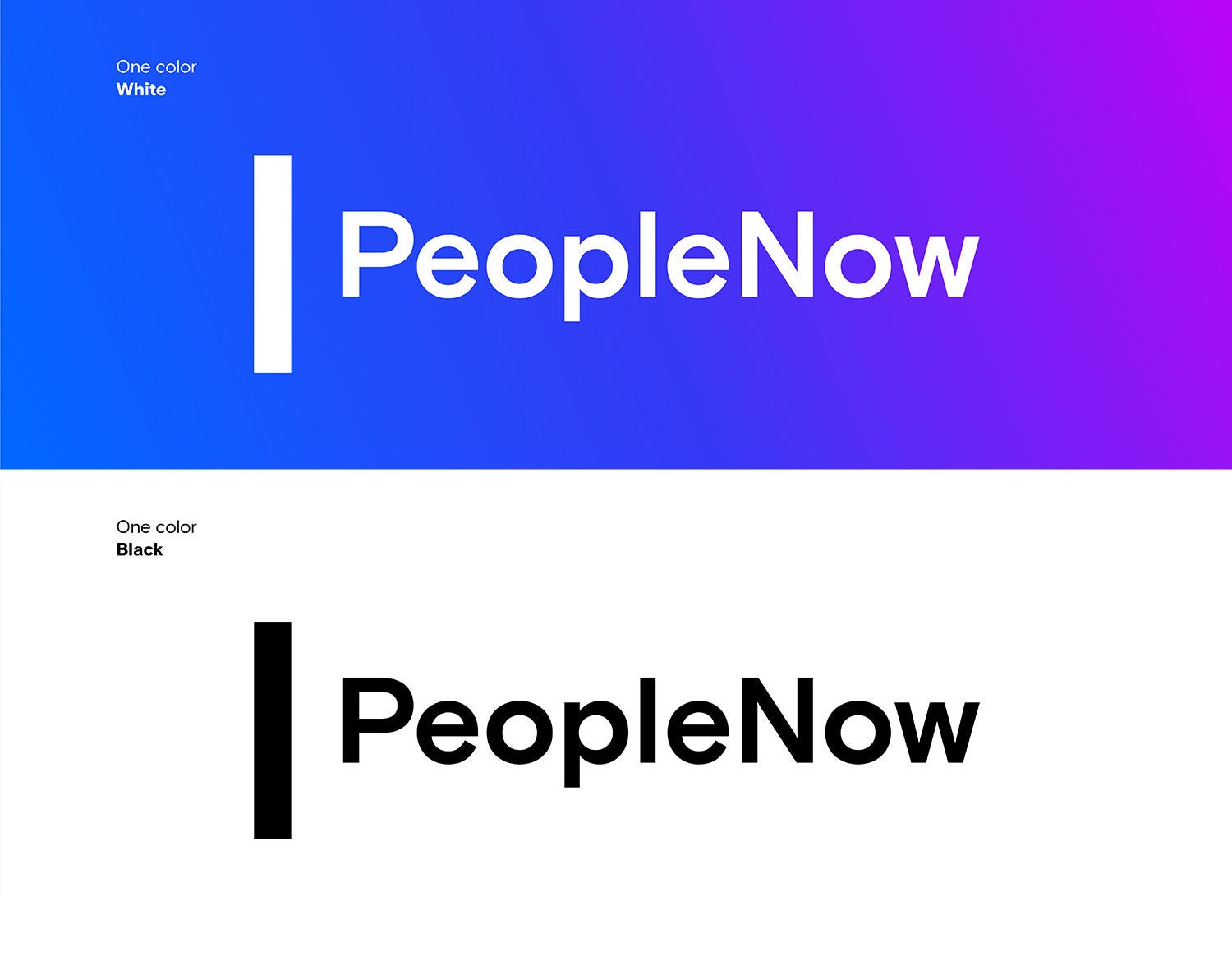 One color logo