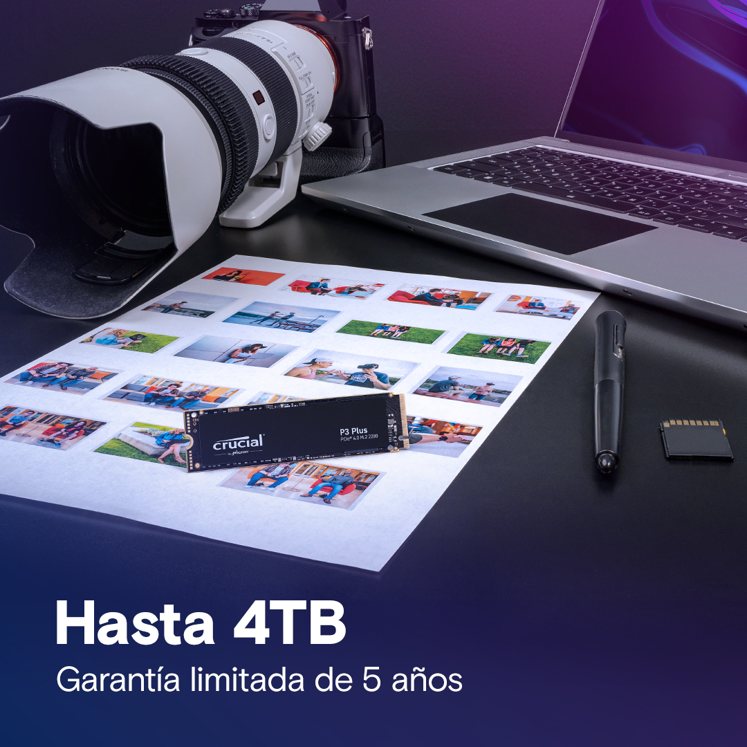 Crucial P3 Plus 1TB PCIe M.2 2280 SSD | CT1000P3PSSD8 | Crucial.com