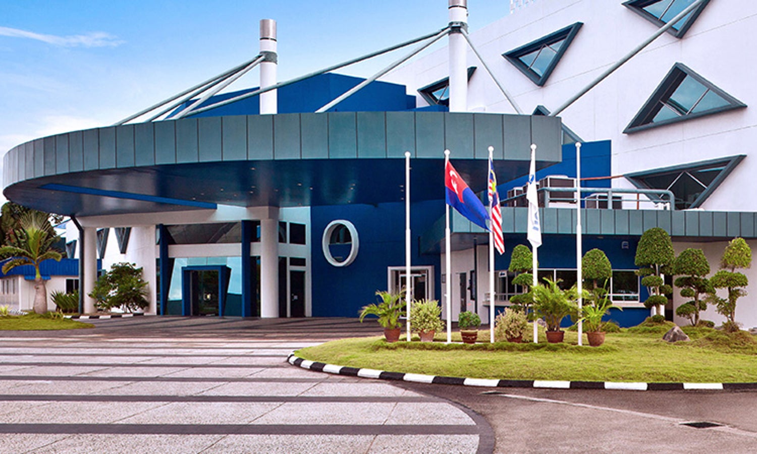 Micron building in Muar, Malaysia