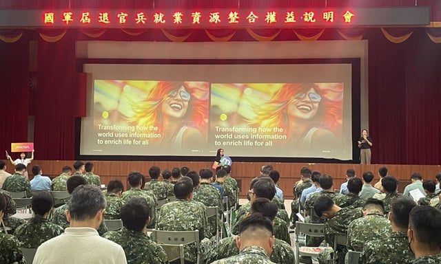 Military uniform presentation