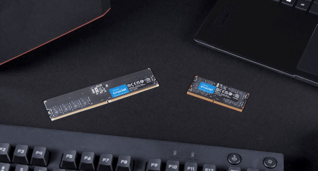 Crucial 16GB Kit (8GBx2) DDR5-4800 UDIMM | CT2K8G48C40U5 | Crucial JP