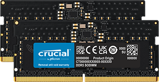 Crucial製 DDR5-5600 SODIMM 16GB×2枚 96GB 2X48GB Crucial DDR5 5600MHZ PC5-44800 Laptop SODIMM