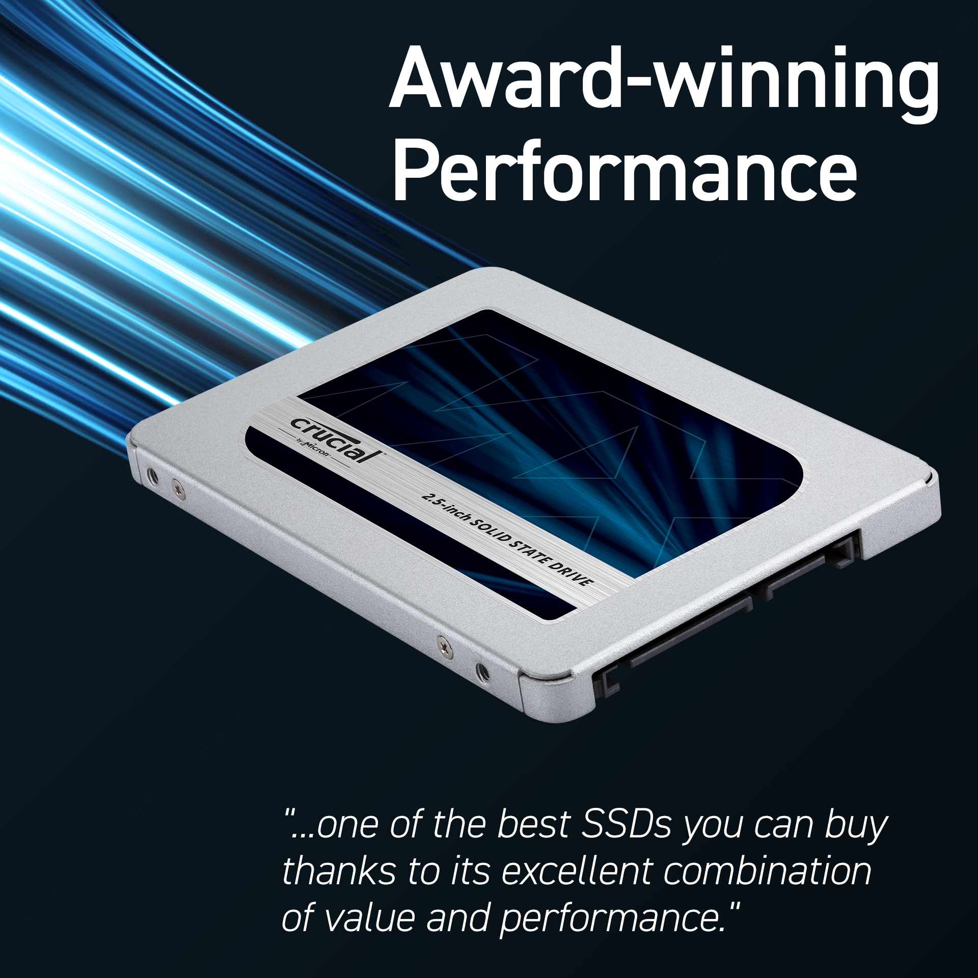 crucial MX500 2.5インチ SSD 4TB SATA Crucial MX500 4TB 3D NAND SATA 2.5-inch 7mm (with 9.5mm