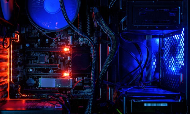 Inside of a high performace computer
