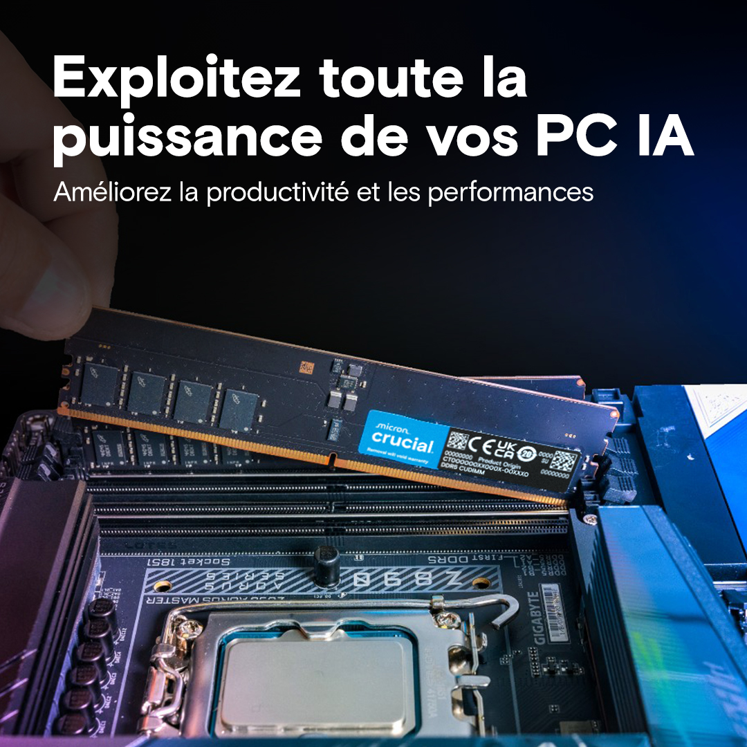 Crucial 16GB DDR5-6400 CUDIMM | CT16G64C52CU5 | Crucial FR