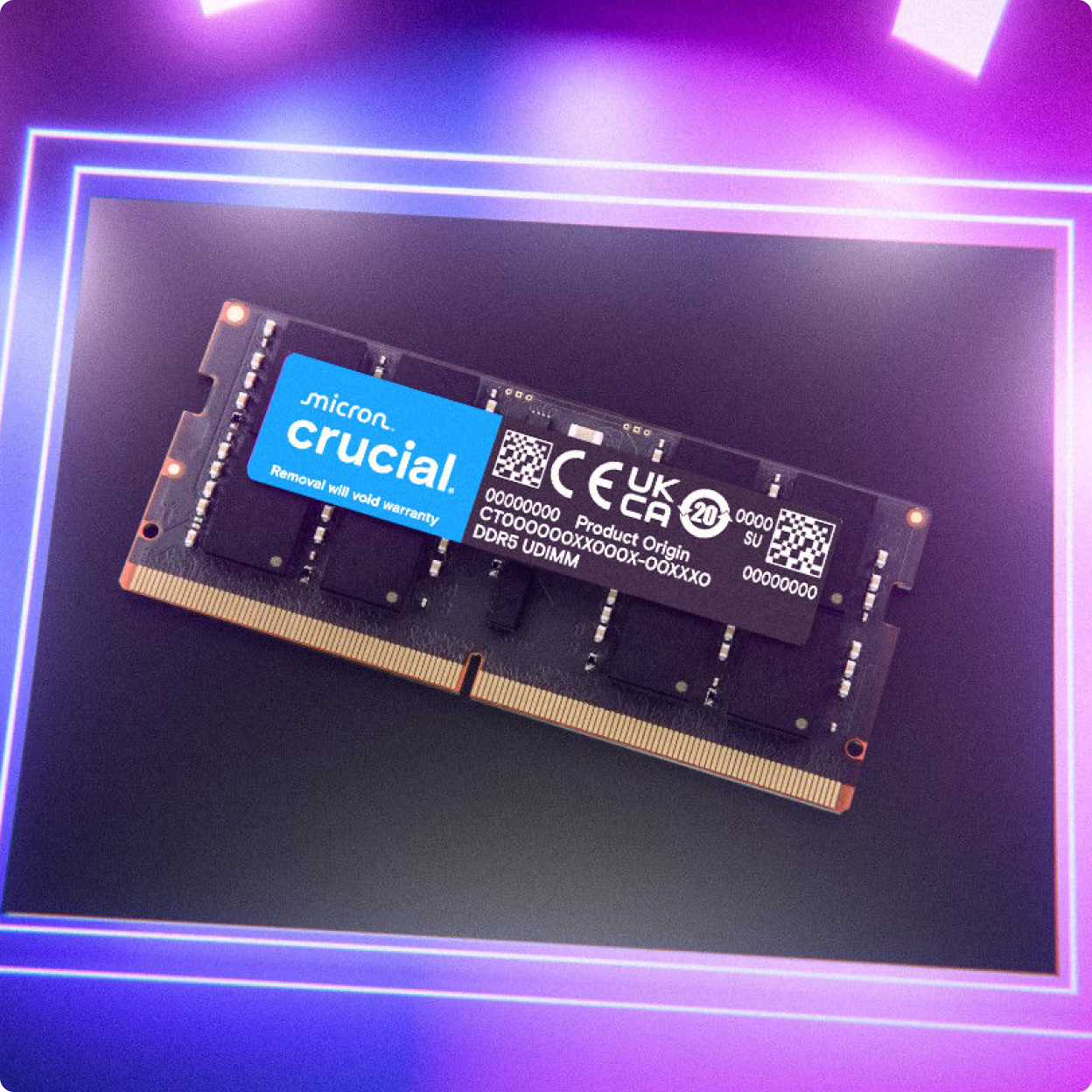 Crucial laptop memory speeds up data flow 