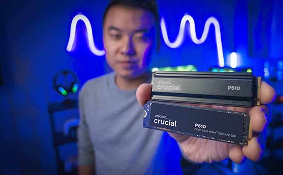 Crucial P510 1TB PCIe Gen5 NVMe M.2 SSD | CT1000P510SSD8 | Crucial EU