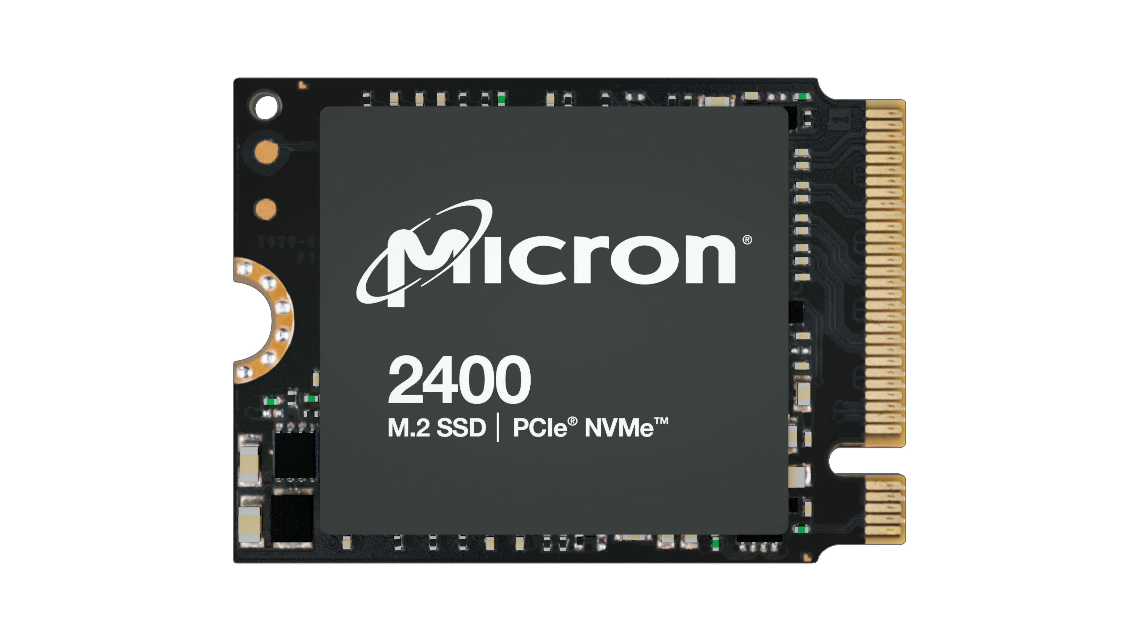 SSD 1TB【Micron】MTFDKBK1T0QFM-1BD1AABYYR Micron® 2400 1TB NVMe™ M.2 (22x30mm) Client SSD
