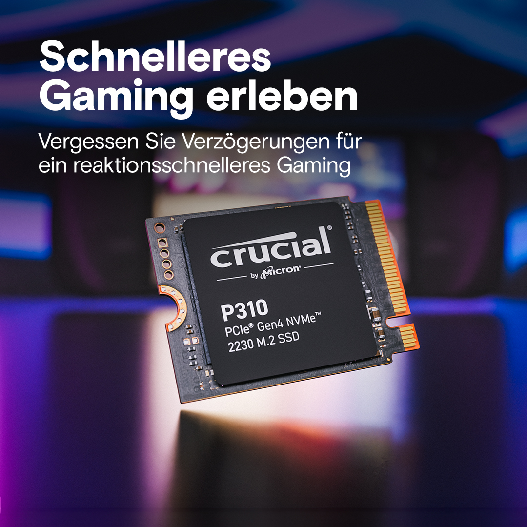 Crucial P310 1TB PCIe Gen4 NVMe 2230 M.2 SSD | CT1000P310SSD2