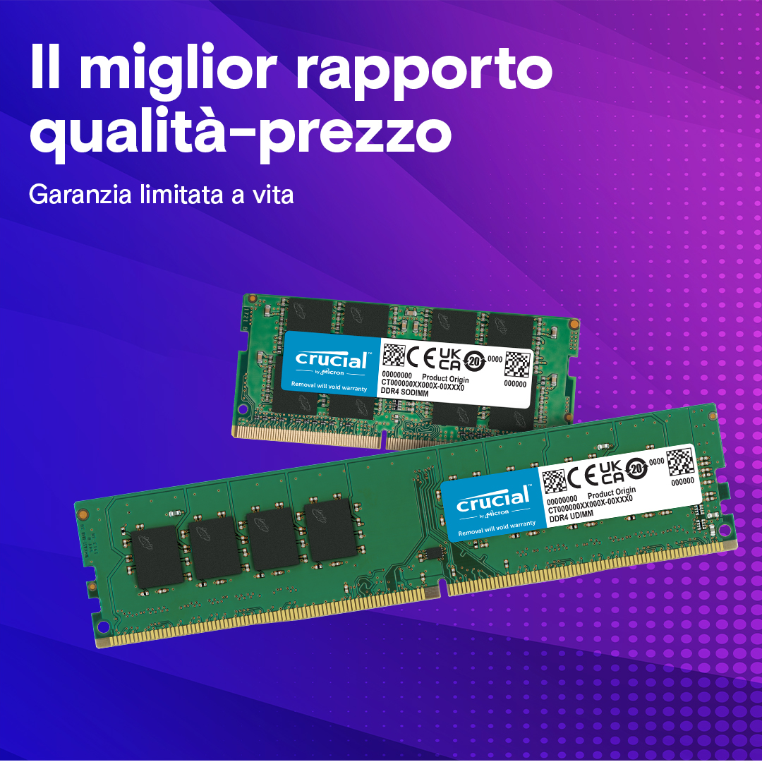 Crucial 16GB Kit (2 x 8GB) DDR4-2400 UDIMM