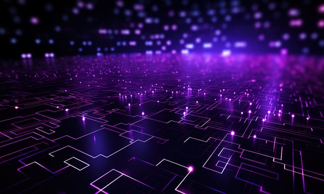 Purple futuristic abstract photo