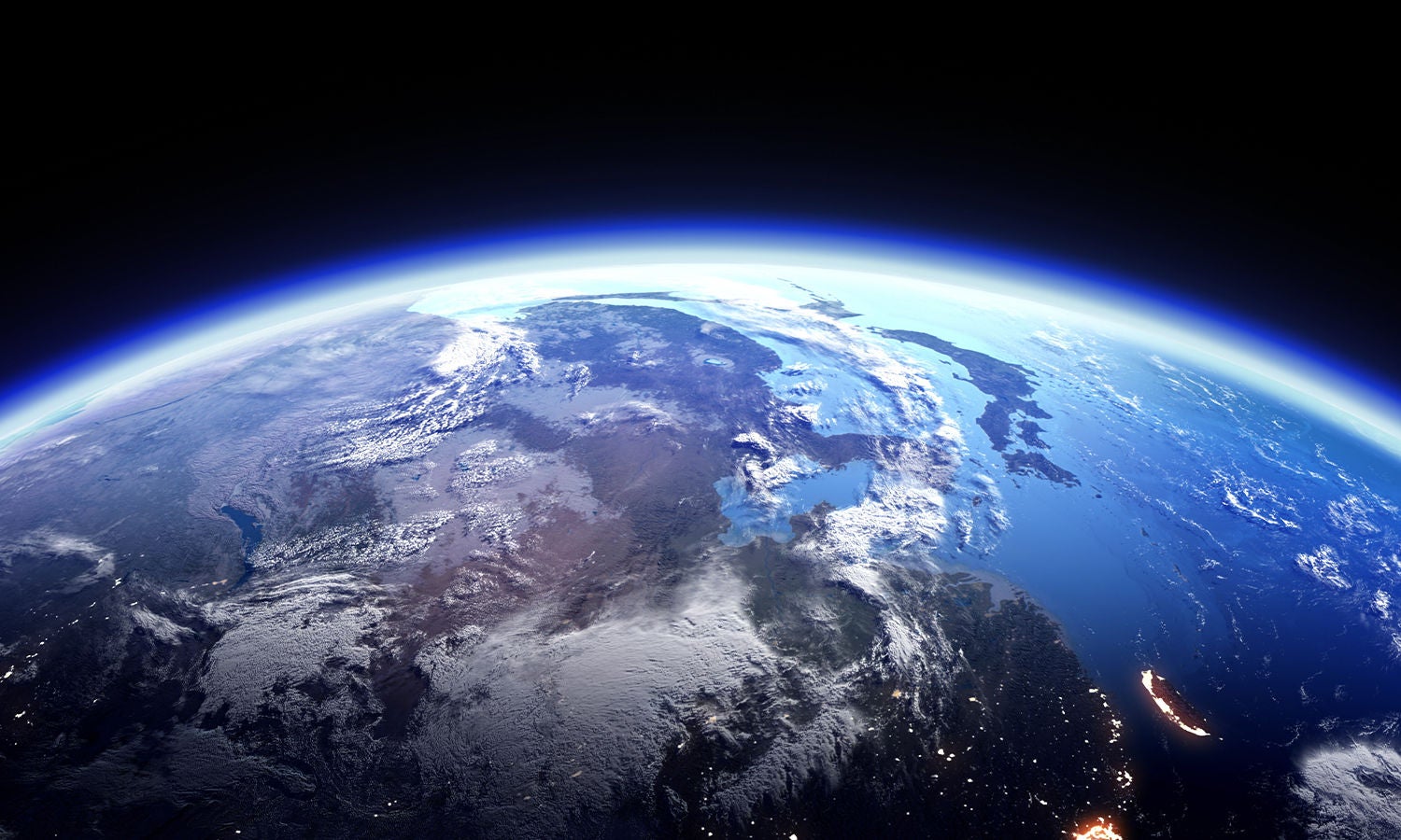 Earth curvature image