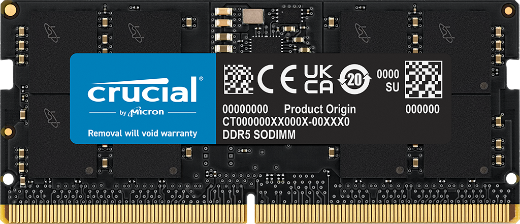 Crucial 16GB DDR5-4800 SODIMM- view 1