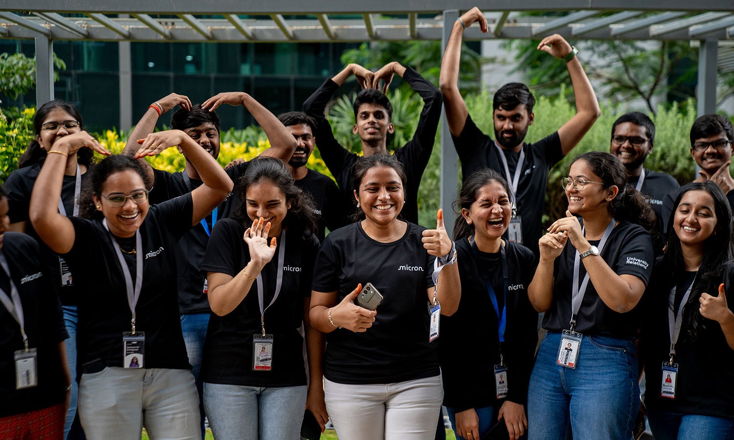 2025 micron workers smiling cheer