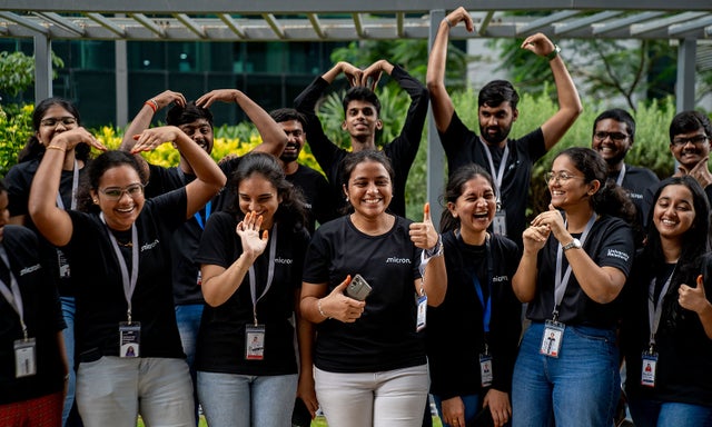 2025 micron workers smiling cheer