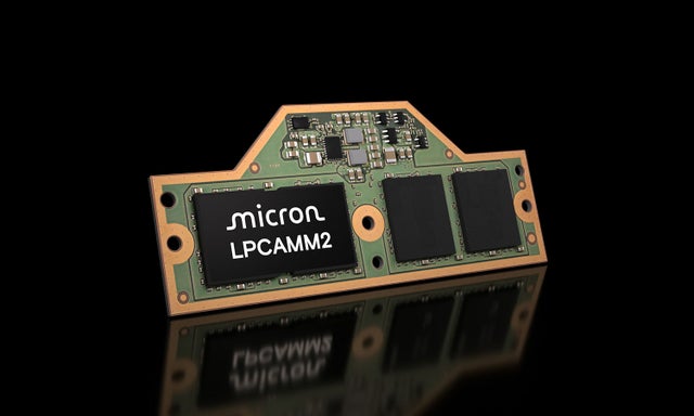 LPDDR5Xを搭載したマイクロンのLPCAMM2