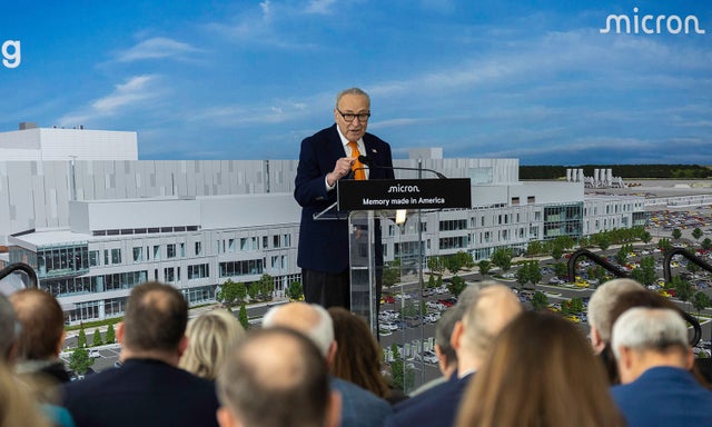 2026 Micron New York groundbreaking ceremony