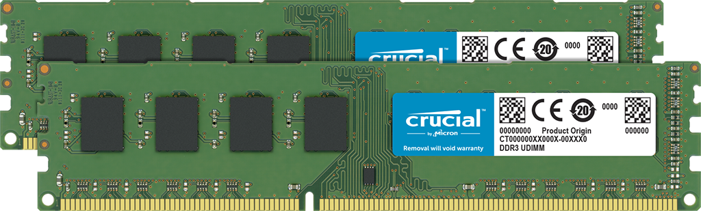 Crucial 8GB Kit (2 x 4GB) DDR3L-1600 UDIMM