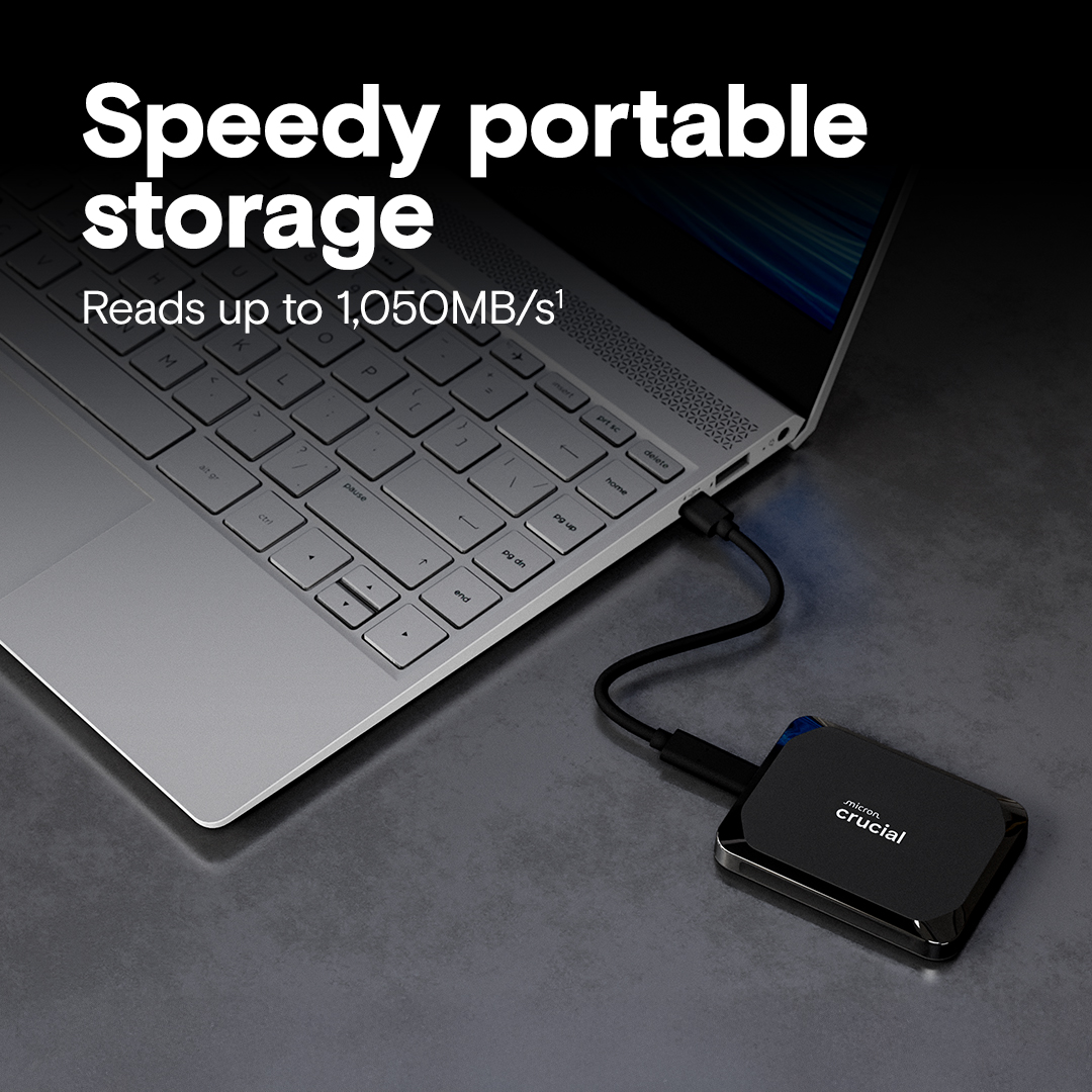 外付けハードディスク・ドライブ Crucial Portable SSD X9 4TB Crucial X9 Pro 4TB Portable SSD | CT4000X9PROSSD9 | Crucial.com