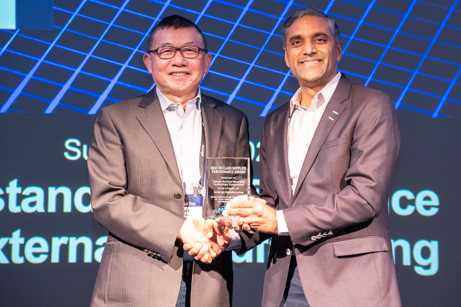 Outstanding Performance in External Manufacturing - Taiwan Surface Mounting Technology
