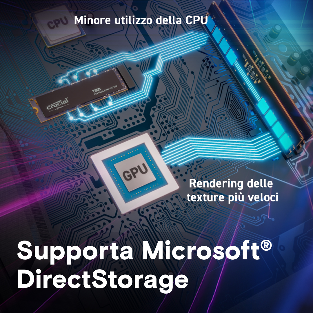 Crucial T500 2TB PCIe Gen4 NVMe M.2 SSD | CT2000T500SSD8 | Crucial IT