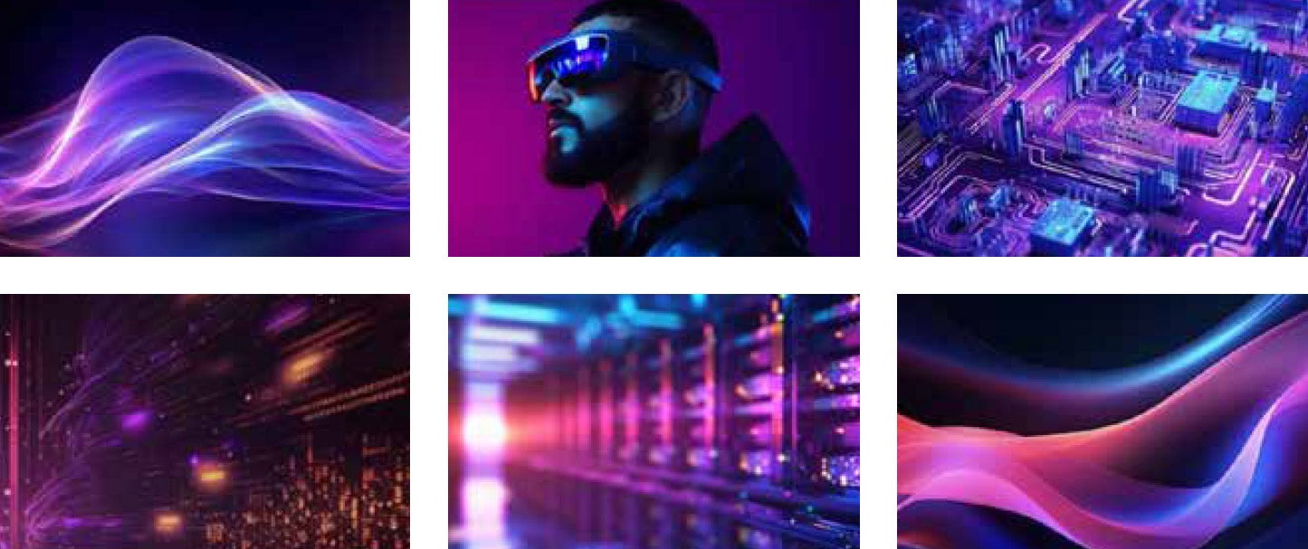 Images that show excessive purple