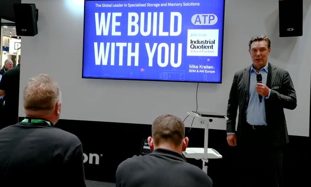 Man presenting in a conference room