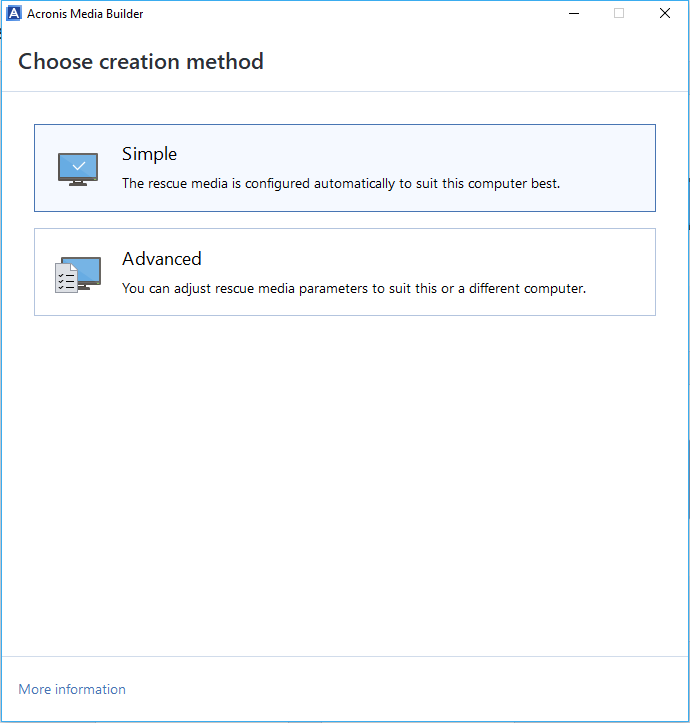 Acronis rescue media1