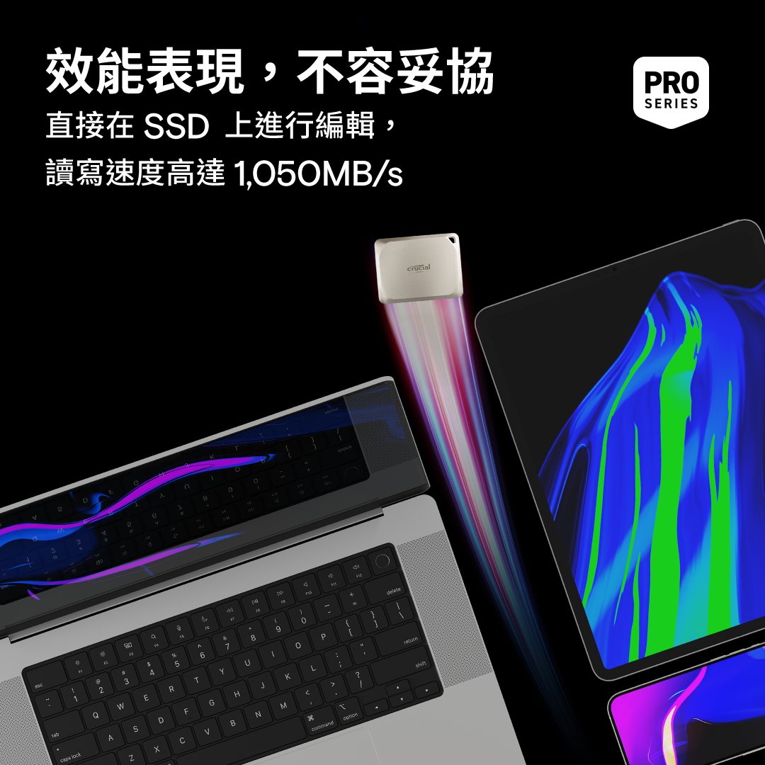 Crucial X9 Pro for Mac 2TB Portable SSD