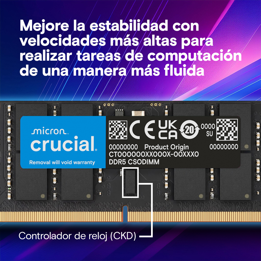 Crucial 64GB (32GB×2) メモリ DDR5 新品未開封 Crucial 64GB Kit (32GBx2) DDR5-6400 CSODIMM | CT2K32G64C52CS5