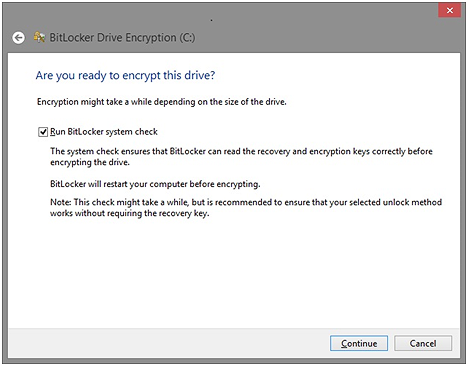 ドライブを暗号化する1