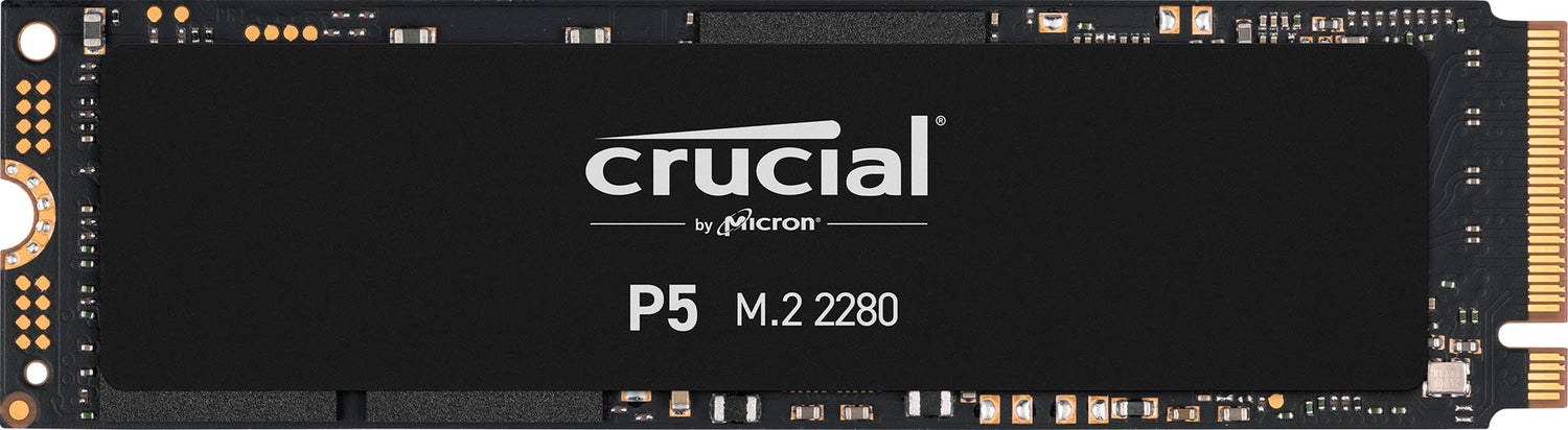 Crucial P5 SSD flat front