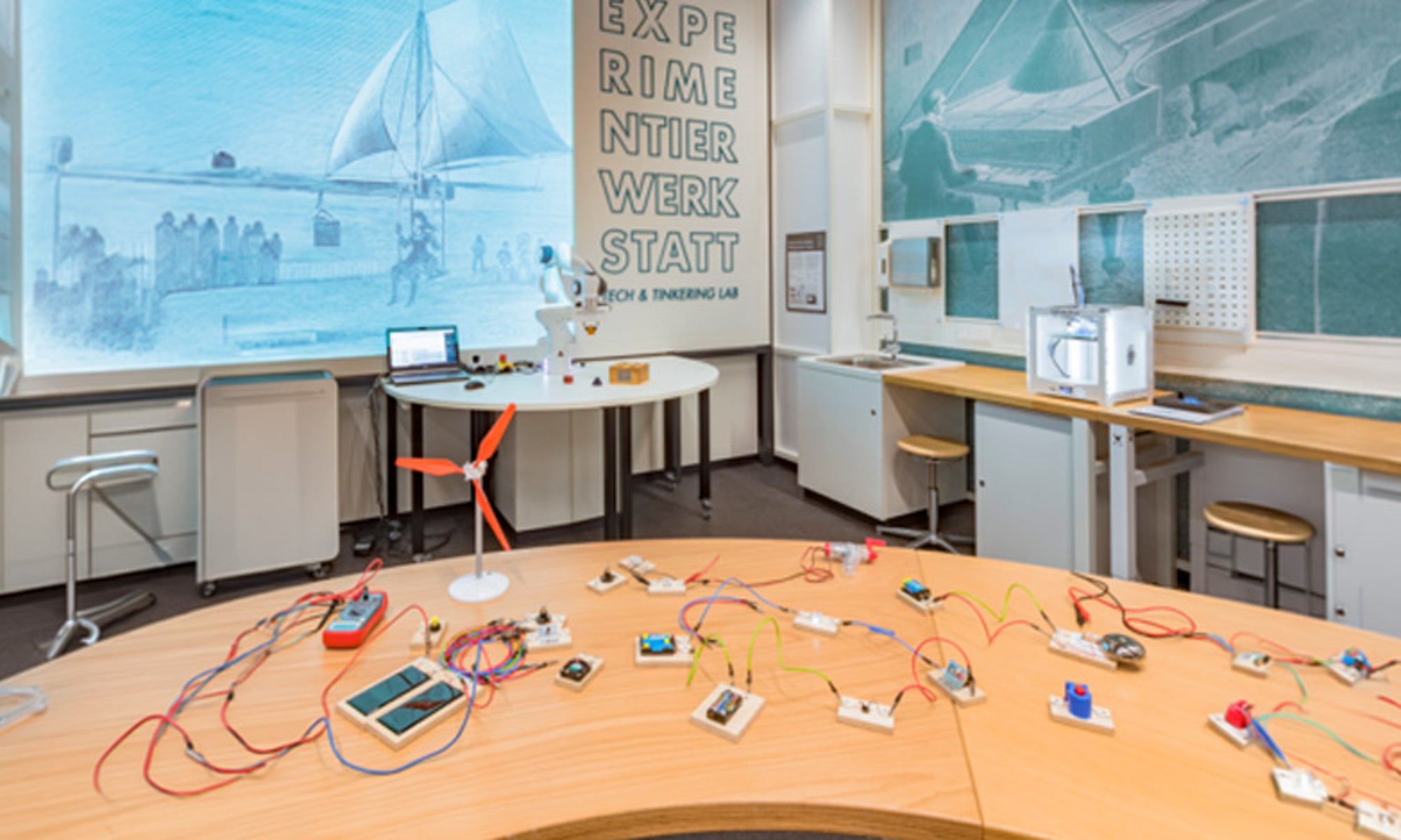 Science centers and experiential learning spaces