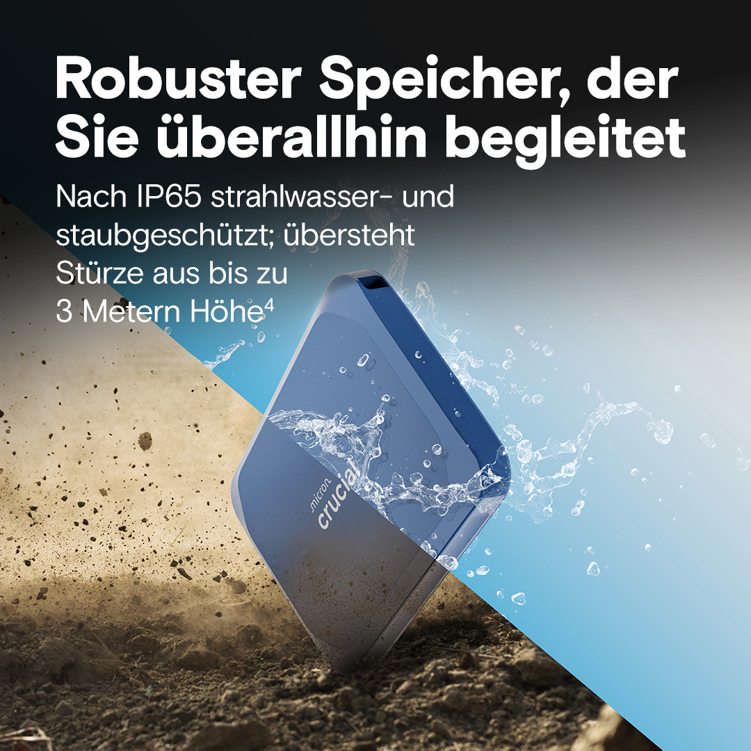 Crucial X10 8TB Portable SSD | CT8000X10SSD9 | Crucial DE