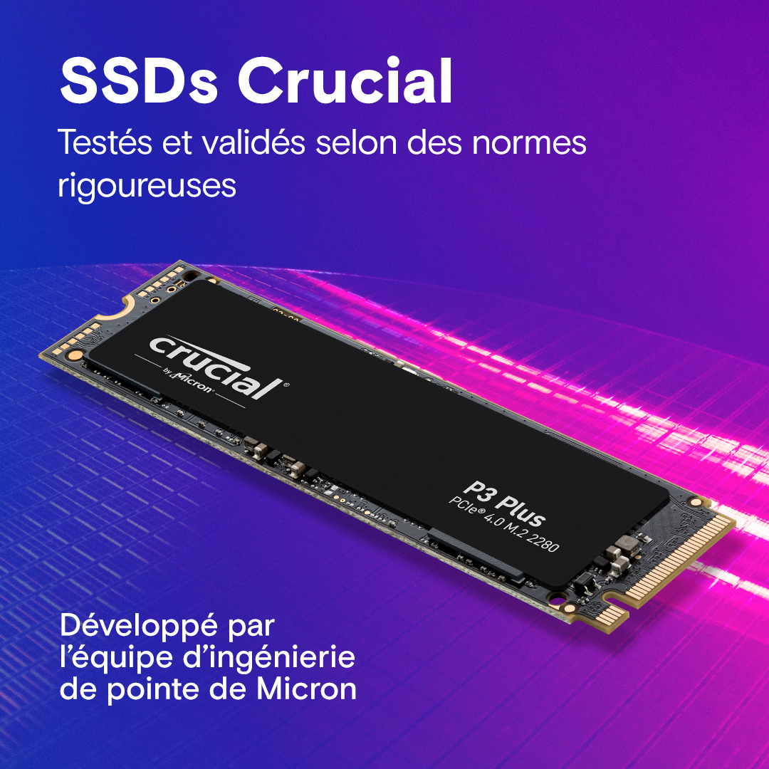 Crucial P3 Plus 1TB PCIe M.2 2280 SSD | CT1000P3PSSD8 Crucial P3 Plus 1TB PCIe M.2 2280 SSD | CT1000P3PSSD8